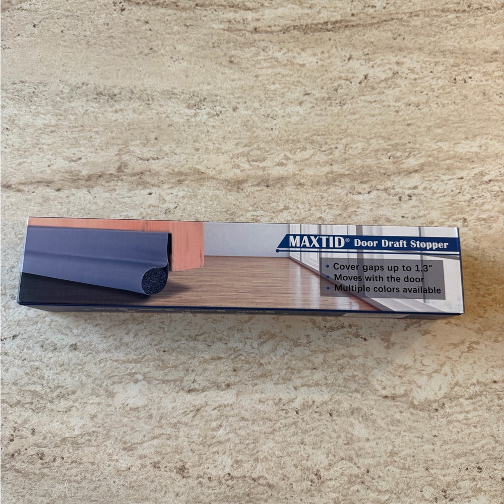 NWT Maxtid Door Draft Stopper in Gray